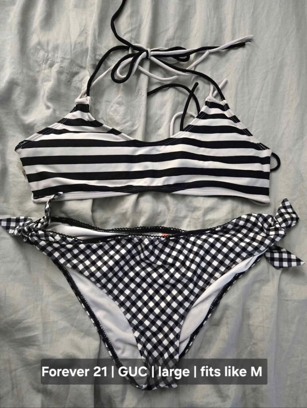 GUC Forever 21 Mixed Print Bikini